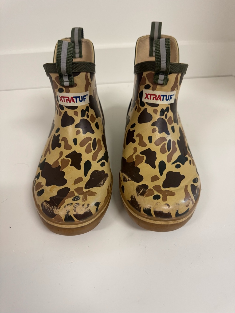 XTRATUF Kids' Tan Camo Boots